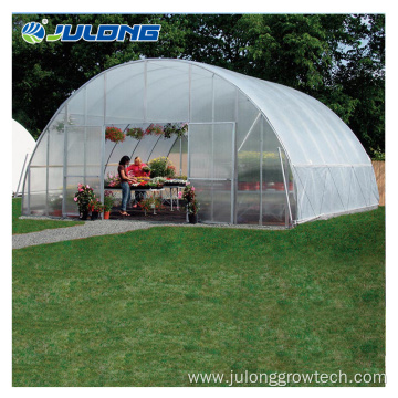 Single-Span Greenhouses With Hydroponics Growing System